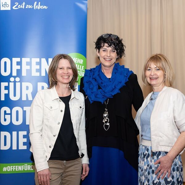 FRAUEN.SICHT.WEISE / © Diözese Linz / Roberta Pelzl-Mairwöger / Cityfoto V.l.n.r. Julia Postl, Silvia Dirnberger-Puchner, Christa Steinbüchler