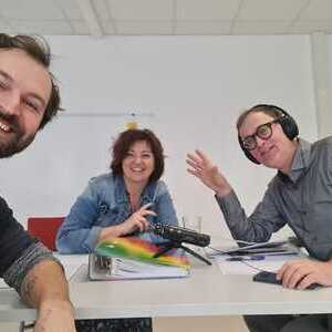 Aufnahme für das Radio