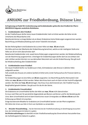 Friedhofsordnung