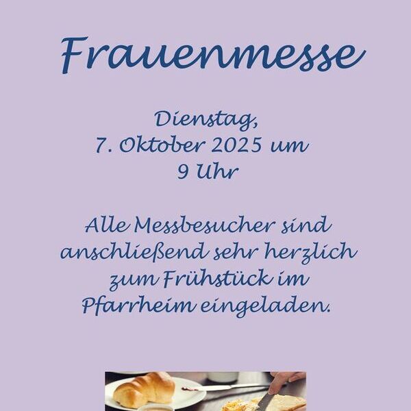 Einladung Frauenmesse