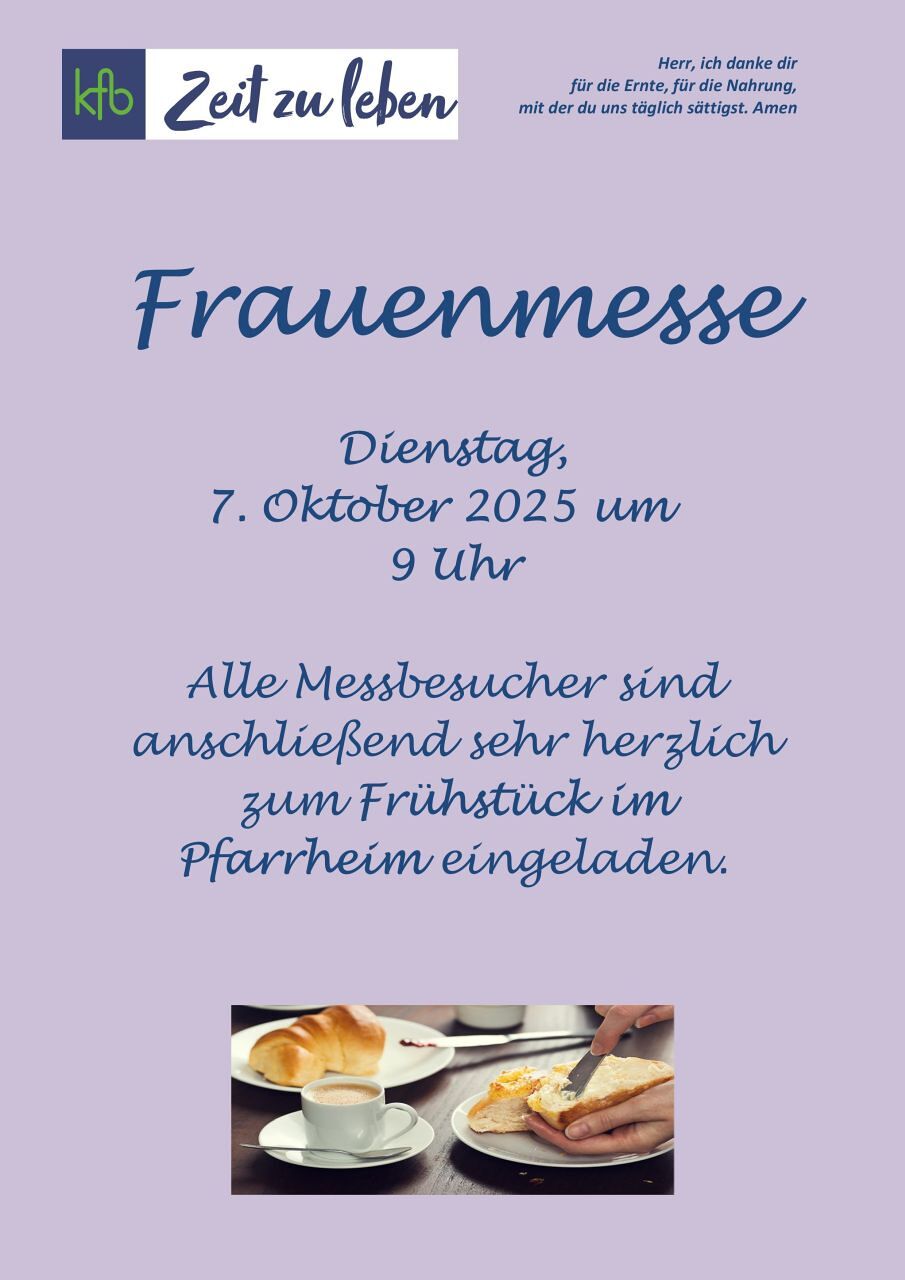 Einladung Frauenmesse