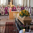 Auferstehungsgottesdienst für Josef Ahammer in der Pfarrkirche Linz-Hl. Familie