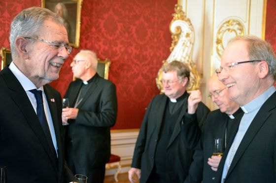 Empfang in der Hofburg bei Bundespräsident Van der Bellen