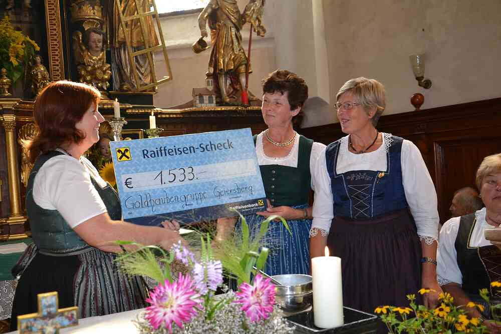 Spendenübergabe