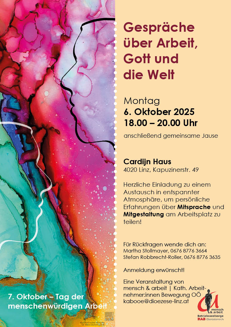Gespräche über Arbeit, Gott und di Welt